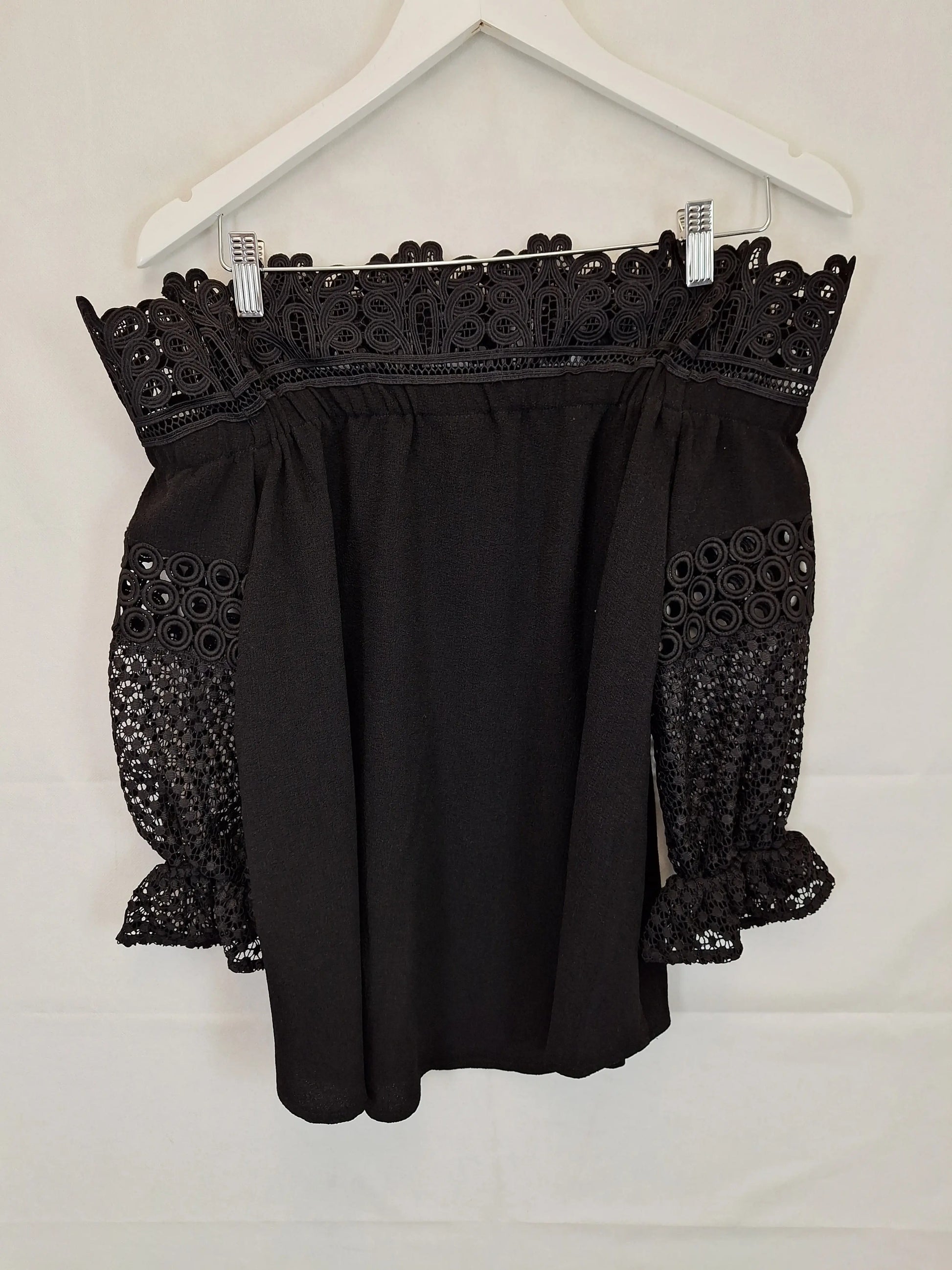 Seed Off Shoulder Lace Top Size 6 by SwapUp-Online Second Hand Store-Online Thrift Store