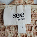 Seed Shirred Animal Print  Casual Midi Dress Size 12 by SwapUp-Online Second Hand Store-Online Thrift Store