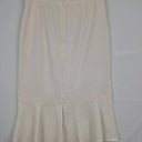 Seed Textured Ivory Flared Office MIdi Skirt Size 14 by SwapUp-Online Second Hand Store-Online Thrift Store