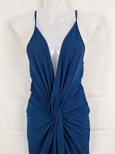 Sheike Emerald Stretch Halter Neck Party Maxi Dress Size 10 by SwapUp-Online Second Hand Store-Online Thrift Store