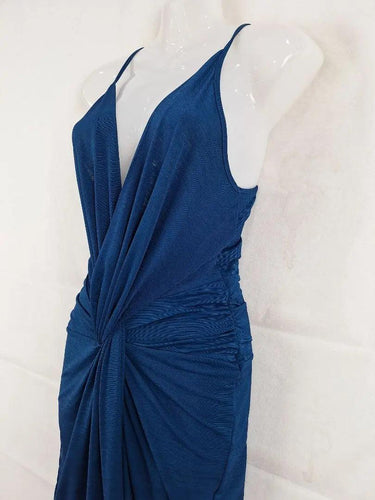 Sheike Emerald Stretch Halter Neck Party Maxi Dress Size 10 by SwapUp-Online Second Hand Store-Online Thrift Store