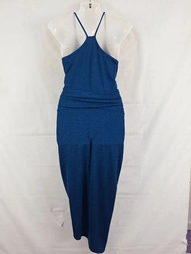 Sheike Emerald Stretch Halter Neck Party Maxi Dress Size 10 by SwapUp-Online Second Hand Store-Online Thrift Store
