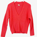 Sheike Fluorescent Pink Plunging V-neck Fluffy Fifi Jumper Size XS by SwapUp-Online Second Hand Store-Online Thrift Store