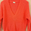 Sheike Fluorescent Pink Plunging V-neck Fluffy Fifi Jumper Size XS by SwapUp-Online Second Hand Store-Online Thrift Store