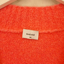 Sheike Fluorescent Pink Plunging V-neck Fluffy Fifi Jumper Size XS by SwapUp-Online Second Hand Store-Online Thrift Store