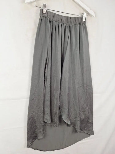 Sheike Grey Elastic High-Low Skirt Size 8 by SwapUp-Online Second Hand Store-Online Thrift Store