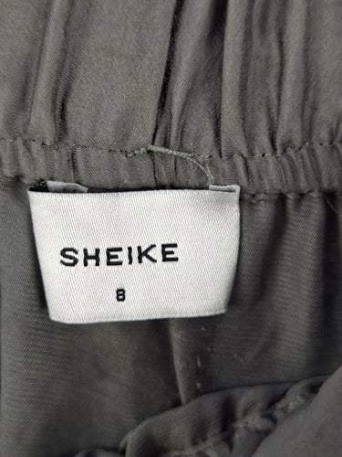 Sheike Grey Elastic High-Low Skirt Size 8 by SwapUp-Online Second Hand Store-Online Thrift Store