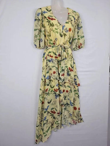 Sheike Limoncello Spring Garden Hi-Low Midi Dress Size 10 by SwapUp-Online Second Hand Store-Online Thrift Store