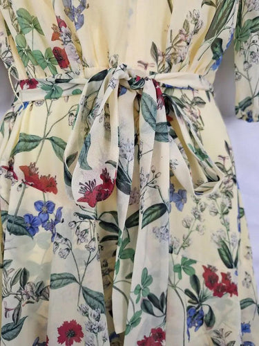 Sheike Limoncello Spring Garden Hi-Low Midi Dress Size 10 by SwapUp-Online Second Hand Store-Online Thrift Store