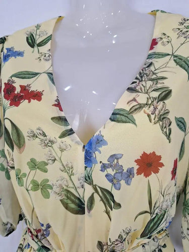 Sheike Limoncello Spring Garden Hi-Low Midi Dress Size 10 by SwapUp-Online Second Hand Store-Online Thrift Store