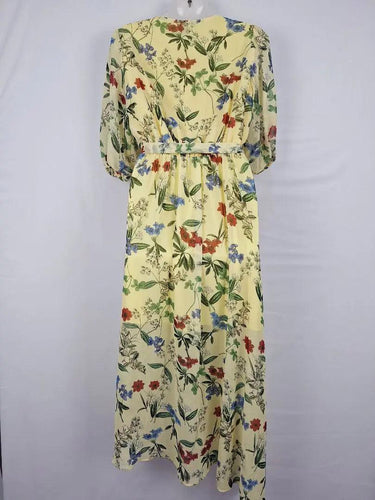 Sheike Limoncello Spring Garden Hi-Low Midi Dress Size 10 by SwapUp-Online Second Hand Store-Online Thrift Store