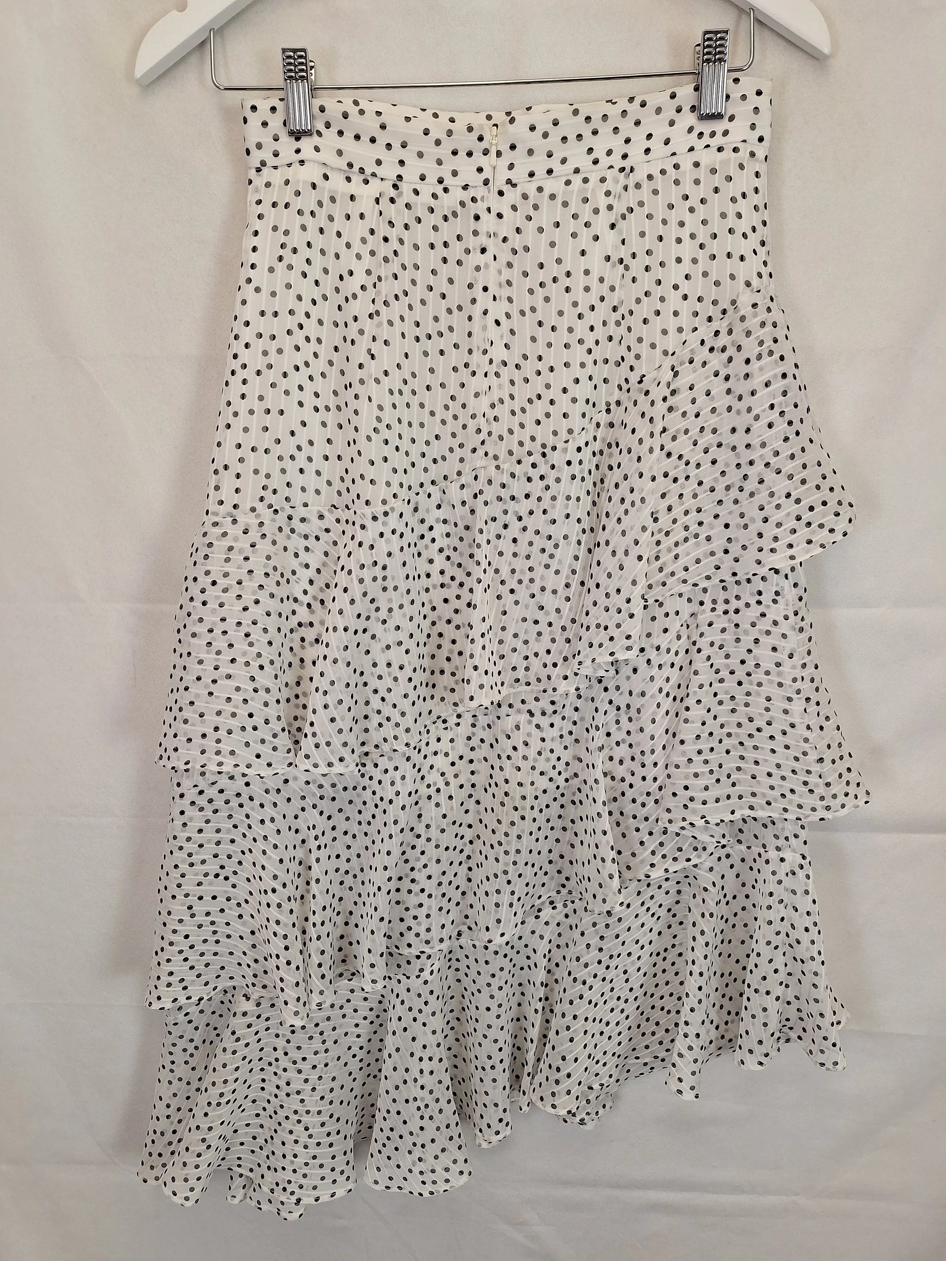 Sheike Polka Dot Layered Midi Dress Size 8 by SwapUp-Online Second Hand Store-Online Thrift Store