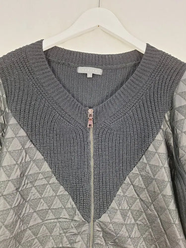 Sheike Quilted Pleather Jacket Size 16 by SwapUp-Online Second Hand Store-Online Thrift Store