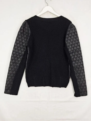 Sheike Quilted Pleather Jacket Size 16 by SwapUp-Online Second Hand Store-Online Thrift Store