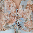 Sheike Rose Garden Tie Front Blouse Size 14 by SwapUp-Online Second Hand Store-Online Thrift Store
