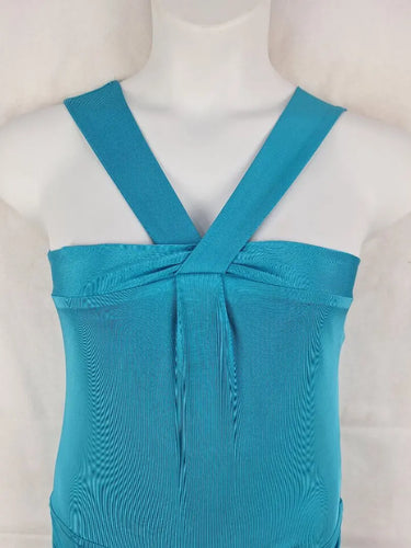 Sheike Y2K Cerulean Dropped Waist Dress Size 14 by SwapUp-Online Second Hand Store-Online Thrift Store