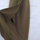 Shilla Khaki Halter Neck Draped Evening Midi Dress Size S by SwapUp-Online Second Hand Store-Online Thrift Store