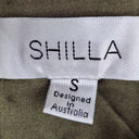 Shilla Khaki Halter Neck Draped Evening Midi Dress Size S by SwapUp-Online Second Hand Store-Online Thrift Store