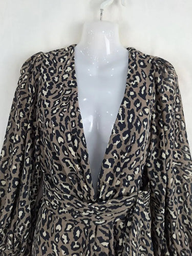 Shona Joy Buell Plunged Draped Party Mini Dress Size 8 by SwapUp-Online Second Hand Store-Online Thrift Store
