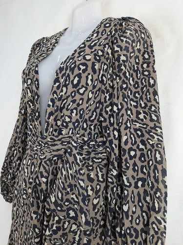 Shona Joy Buell Plunged Draped Party Mini Dress Size 8 by SwapUp-Online Second Hand Store-Online Thrift Store