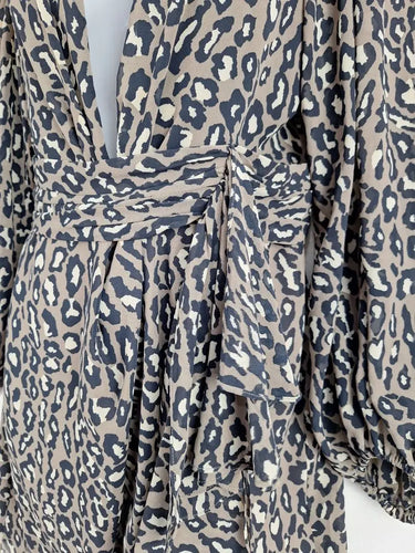 Shona Joy Buell Plunged Draped Party Mini Dress Size 8 by SwapUp-Online Second Hand Store-Online Thrift Store