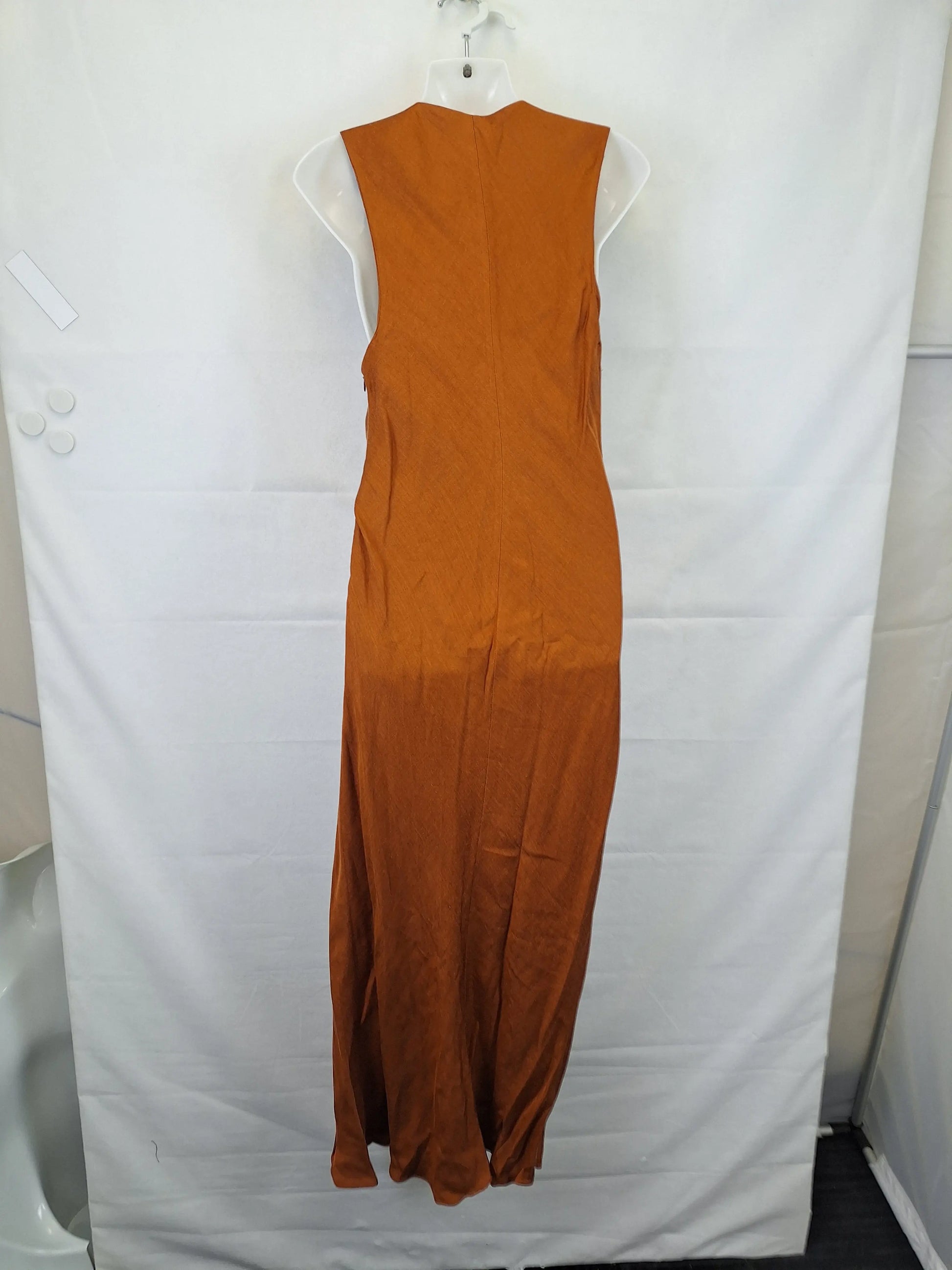 Shona Joy Chocolate Bias Cut Maxi Dress Size 10 by SwapUp-Online Second Hand Store-Online Thrift Store