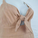 Shona Joy Desert Rose Tie Front Midi Dress Size 12 by SwapUp-Online Second Hand Store-Online Thrift Store