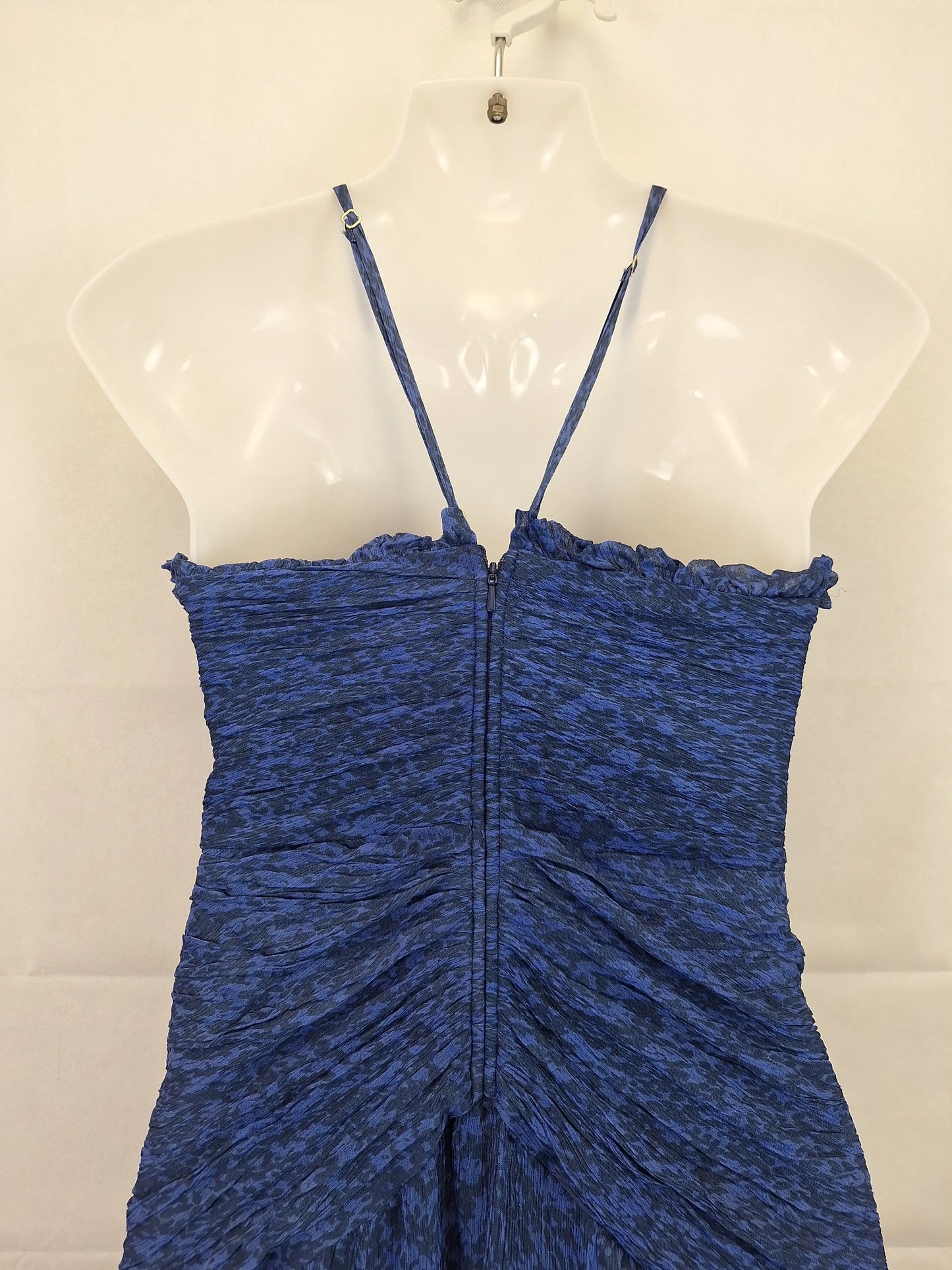 Shona Joy V Neck Chiffon Ruffle Maxi Dress Size 6 by SwapUp-Online Second Hand Store-Online Thrift Store