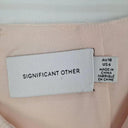 Significant Other Baby Pink Linen Blend Maxi Skirt Size 10 by SwapUp-Online Second Hand Store-Online Thrift Store