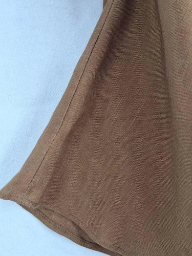 Significant Other Chocolate Linen Plunging Lola Mini Dress Size 6 by SwapUp-Online Second Hand Store-Online Thrift Store