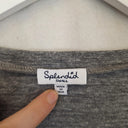 Second-Hand - Splendid Grey Marle Button Up Casual Top Size S - SwapUp