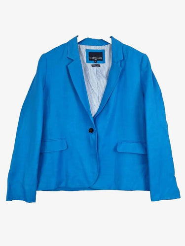 Sportscraft Azure Single Breasted Classic Blazer Size 18 by SwapUp-Online Second Hand Store-Online Thrift Store
