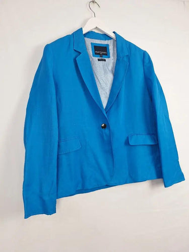 Sportscraft Azure Single Breasted Classic Blazer Size 18 by SwapUp-Online Second Hand Store-Online Thrift Store