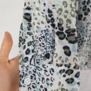 Sportscraft Blue Leopard Silk Shirt Size 12 by SwapUp-Online Second Hand Store-Online Thrift Store