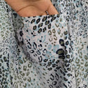 Sportscraft Blue Leopard Silk Shirt Size 12 by SwapUp-Online Second Hand Store-Online Thrift Store