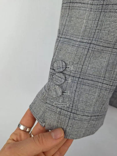 Sportscraft Checked Single Breasted Work Blazer Size 18 by SwapUp-Online Second Hand Store-Online Thrift Store
