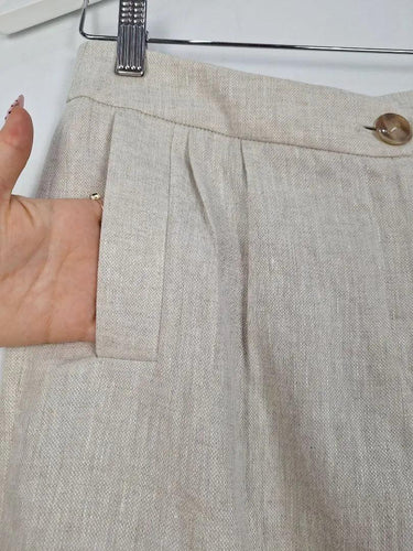 Sportscraft Classic Linen Tapered Pants Size 8 by SwapUp-Online Second Hand Store-Online Thrift Store