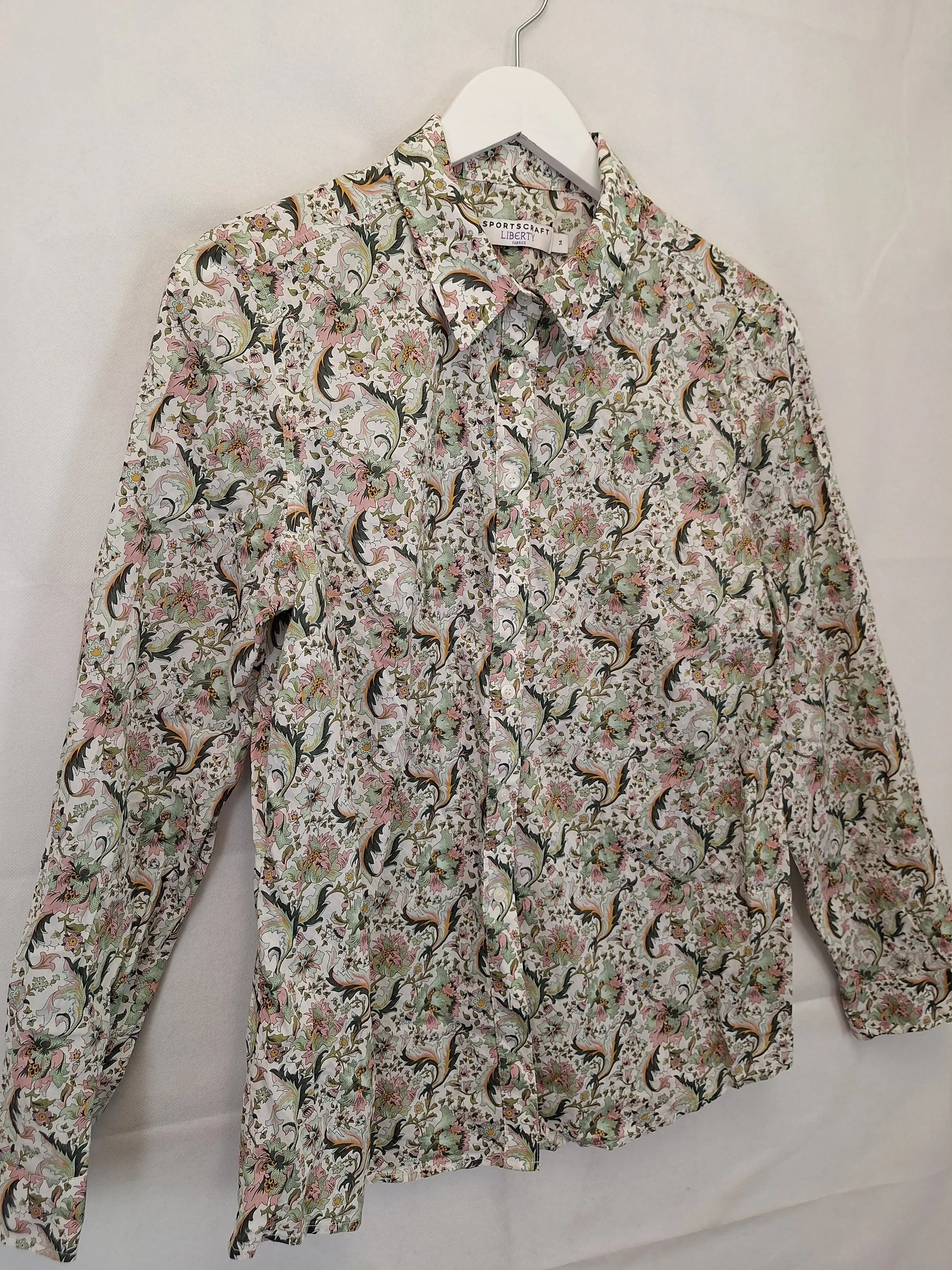 Sportscraft Classic Paisley Cotton Shirt Size 14 by SwapUp-Online Second Hand Store-Online Thrift Store