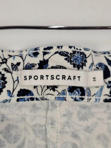 Sportscraft Dainty Bluebell Floral Jeans Size 14 by SwapUp-Online Second Hand Store-Online Thrift Store