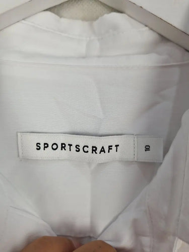 Sportscraft Essential Crisp Button Up Shirt Size 10 by SwapUp-Online Second Hand Store-Online Thrift Store