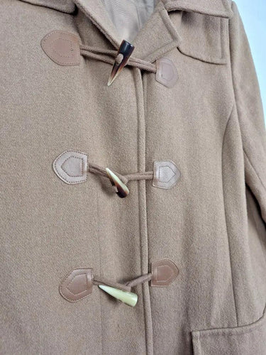 Sportscraft Hooded Camel Wool Blend Coat Size 12 by SwapUp-Online Second Hand Store-Online Thrift Store