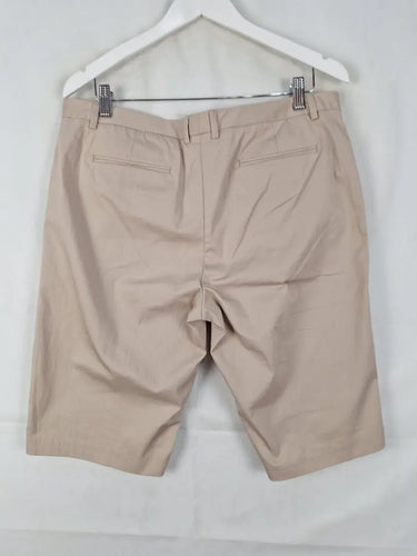 Sportscraft Latte Essential Slim Bermuda Shorts Size 14 by SwapUp-Online Second Hand Store-Online Thrift Store
