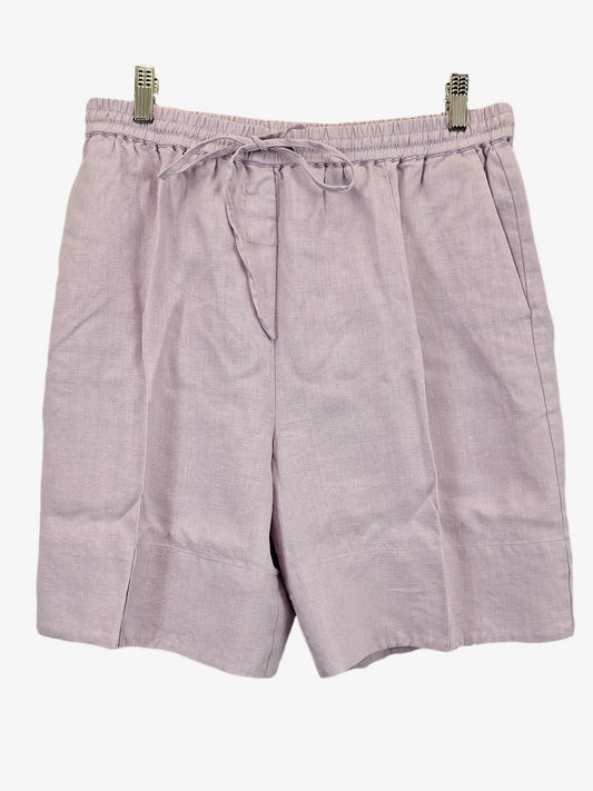 Sportscraft Lilac Linen Pintuck Shorts Size 14 by SwapUp-Online Second Hand Store-Online Thrift Store