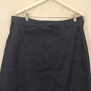 Sportscraft Navy Linen Smart Mini Skirt Size 18 by SwapUp-Online Second Hand Store-Online Thrift Store