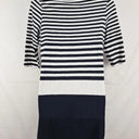 Sportscraft Navy Striped Casual Jersey Midi Dress Size 18 by SwapUp-Online Second Hand Store-Online Thrift Store