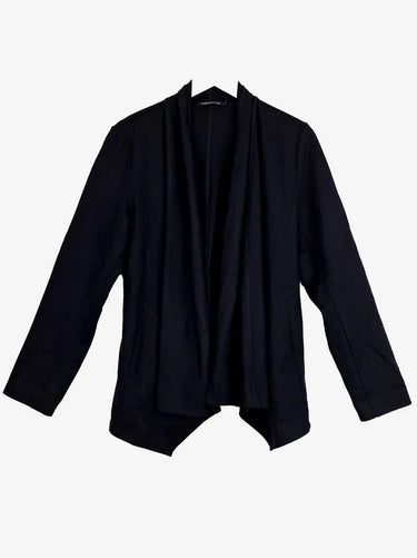 Sportscraft Navy Waterfall Wool Cardigan Size 16 by SwapUp-Online Second Hand Store-Online Thrift Store