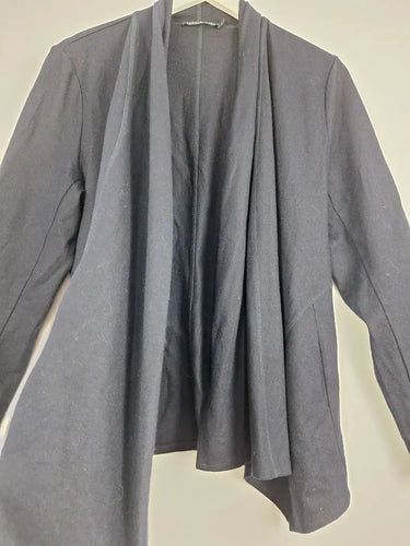 Sportscraft Navy Waterfall Wool Cardigan Size 16 by SwapUp-Online Second Hand Store-Online Thrift Store