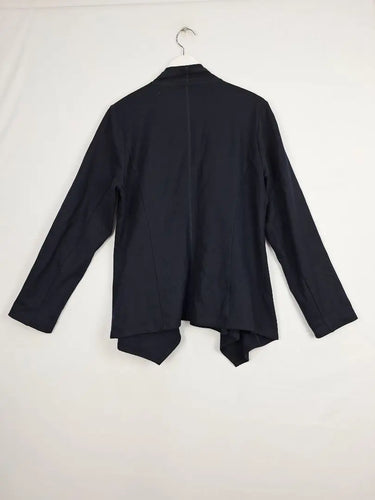 Sportscraft Navy Waterfall Wool Cardigan Size 16 by SwapUp-Online Second Hand Store-Online Thrift Store