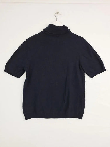 Sportscraft Navy Wool Blend Turtle Neck Knit Jumper Size XL by SwapUp-Online Second Hand Store-Online Thrift Store