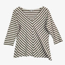 Sportscraft Striped 3/4 Length Everyday Top Size M by SwapUp-Online Second Hand Store-Online Thrift Store